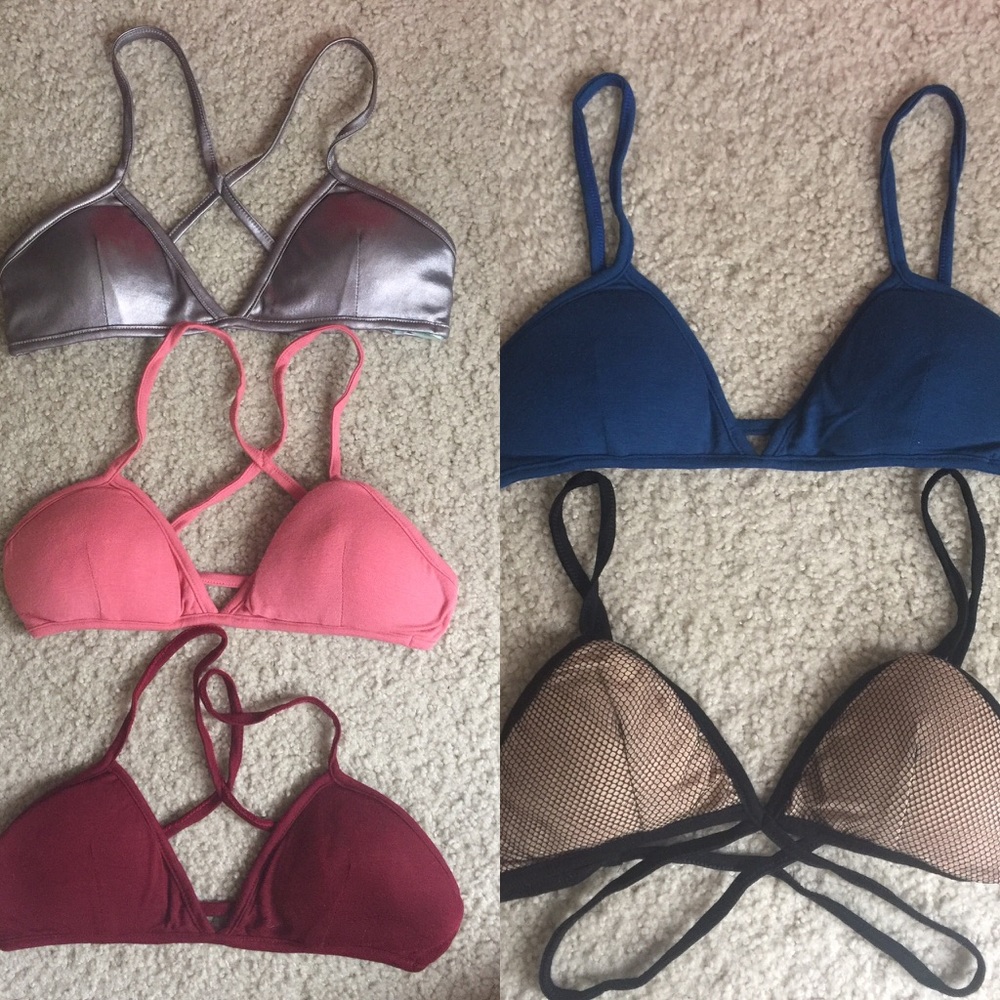 Triangle bras